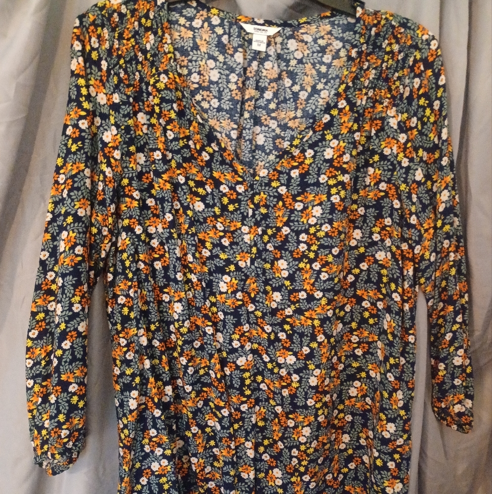 Sonoma size M flowery shirt